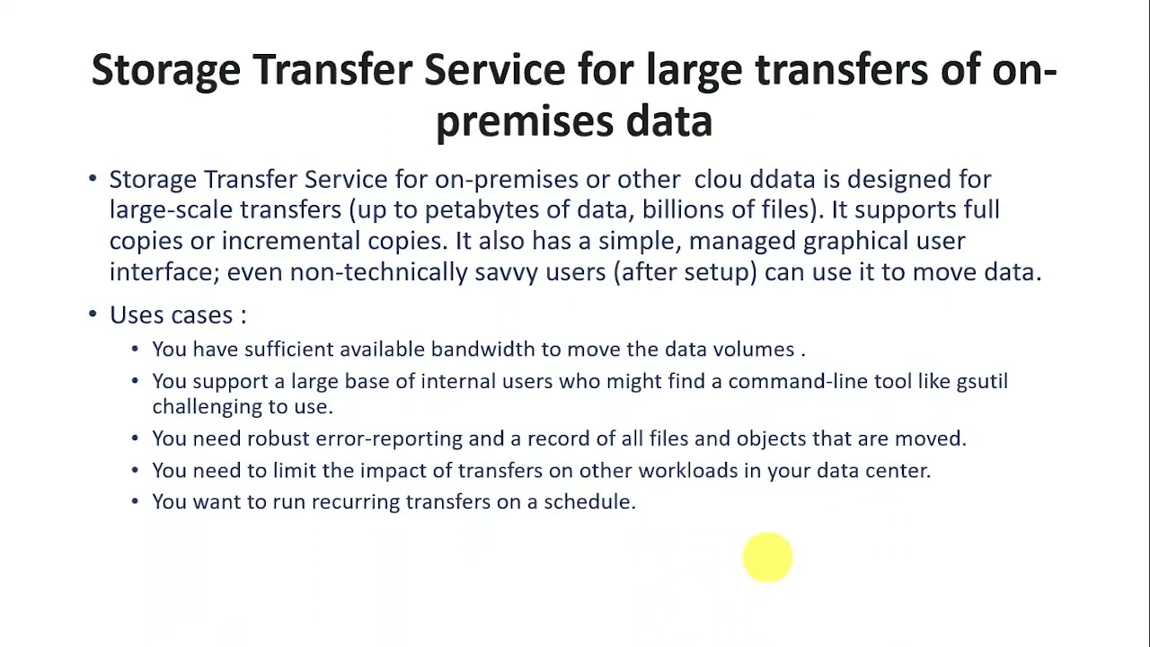 2. GCP Data Transfer services for Data Engineering