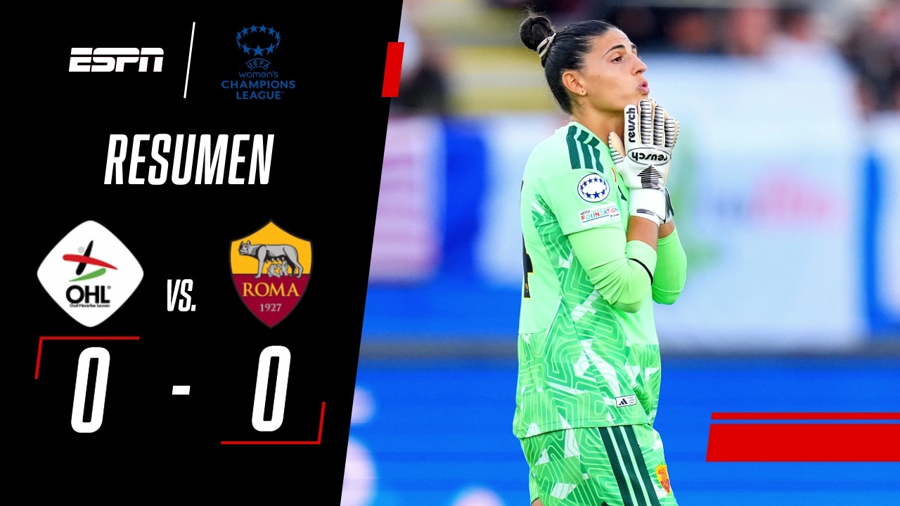 LA LOBA FALLÓ UN PENAL EN LA ÚLTIMA Y SE VOLVIÓ CON UN SOLO PUNTO | OH Leuven 0-0 Roma | RESUMEN