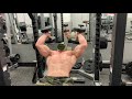 Incline skull crushers (dumbbells)
