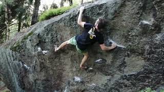 Video thumbnail of Pražská Mamba, 8A. Modřín