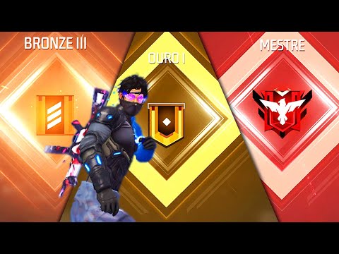 DO BRONZE AO MESTRE NO FREE FIRE COM UMA CONTA INICIANTE!