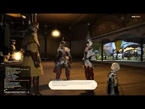 Final Fantasy XIV: A Realm Reborn Gameplay Commentary Grand Company Discussion Lvl  22