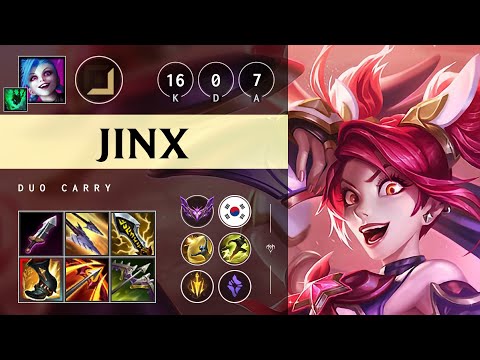 Jinx ADC vs Lucian - KR Master Patch 25.11