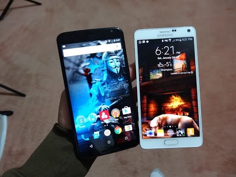 Nexus 6 vs Samsung Galaxy Note 4