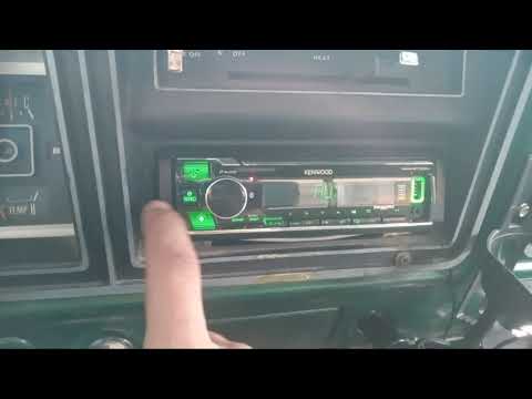 KENWOOD KMM-BT332U Bluetooth Single DIN Car Stereo with USB Port, AM/FM Radio, MP3 Player, Multi Color LCD, Detachable Face, Built in Amazon Alexa, Compatible with SiriusXM Tuner video review thumbnail
