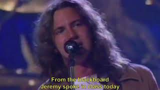 Jeremy - Pearl Jam - Live - Lyrics