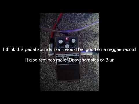 Boss FRV1 63 Fender Reverb Pedal Short Demo