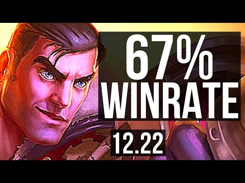 JAYCE vs GRAGAS (TOP) | 67% winrate, 5/1/2 | KR Grandmaster | 12.22