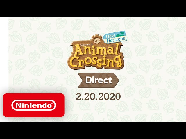 Vidéo teaser pour Animal Crossing: New Horizons Direct 2.20.2020