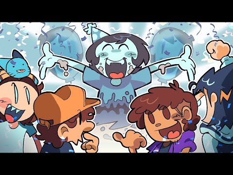 Fiz uma FESTA DE ANIVERSÁRIO com meus amigos! 🎉 (REUPLOAD)