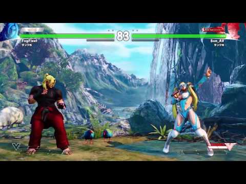 SFV Beta - Rank Match Mika Performance