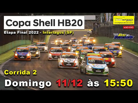 COPA SHELL HB20 | Corrida 2 | 8ª Etapa - Final 2022 | Interlagos (SP) | Ao Vivo