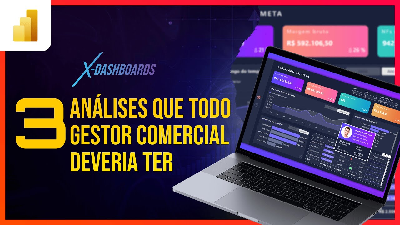 [X-Dashboards] 3 Análises PODEROSAS que todo Gestor Comercial deveria ter no Power BI