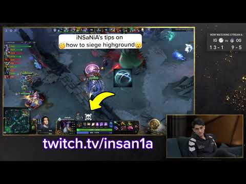 iNSaNiA SHOWS US PLEBS HOW TO PUSH HIGH GROUND AT TI