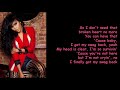 Swag Back by Amerie (Lyrics)