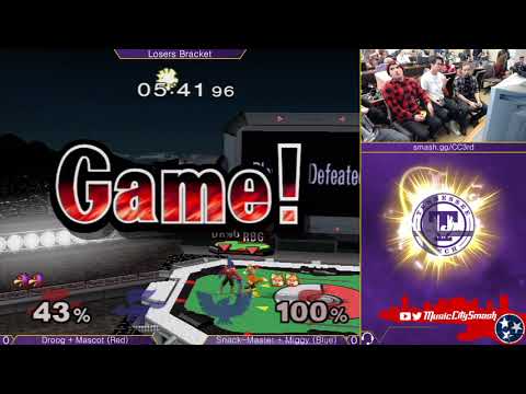 CC3 - Droog + Mascot (Red) vs Snack-Master + Miggy (Blue) - Melee Doubles