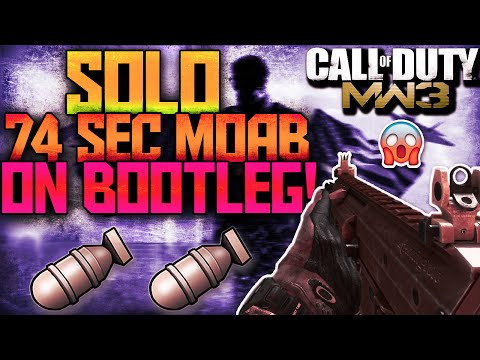 Fast Solo 74 Second MOAB On Bootleg! Call Of Duty Modern Warfare 3 Multiplayer Gameplay!