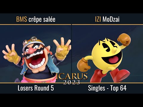 ICARUS 2023 - crêpe salée (Wario) vs MoDzai (Pac-man) - Top 64 Losers Round 5