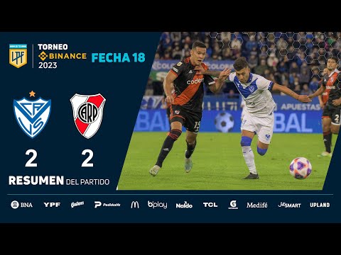 #TorneoBinance 2023 | Fecha 18 | resumen de Vélez - River