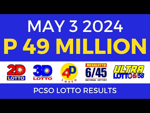 Lotto Result Today 9pm May 3 2024 Complete Details