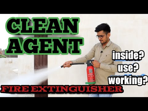 Clean Agent Fire Extinguisher