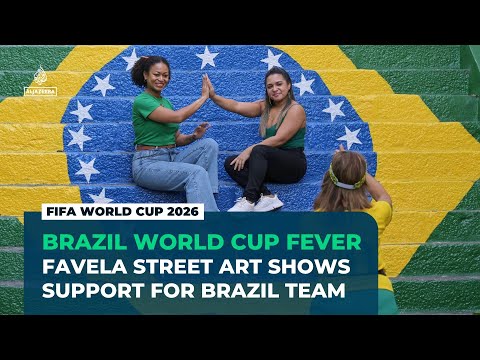Rio's painted favela streets fuel Brazil's World Cup dream of sixth title