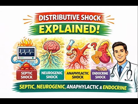 Distributive Shock Explained | Septic, Neurogenic, Anaphylactic & Endocrine