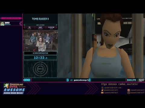 Tomb Raider II (Any% Glitches) - Restream PT-BR da AGDQ 2019!