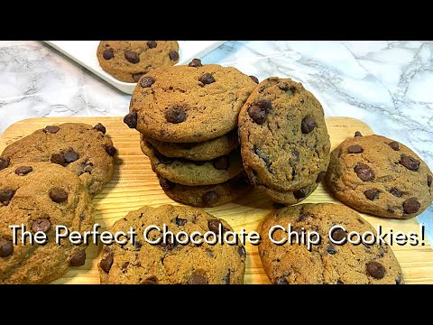The Perfect Chocolate Chip Cookies Recipe; Soft and Chewy Cookies (No Baking Powder)