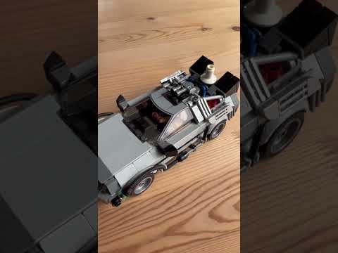 LEGO Delorean Time Machine MOC. Instructions by @firefabric #lego #backtothefuture #delorean #bttf