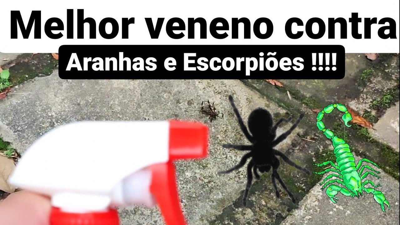 Inseticida contra aranha ! Melhor veneno contra aranha , escorpião , marimbondo ....