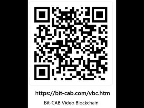 First Bit-CAB Video Blockchain#VBC42https://bit-cab.com/vbc.pdfhttps://bit-cab.com/vbc.htm