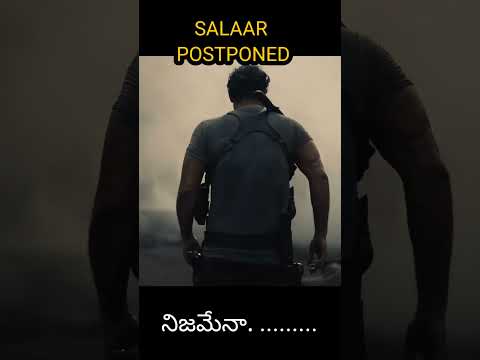 Salaar postponed why| salaar prabash ,prasanth neel|