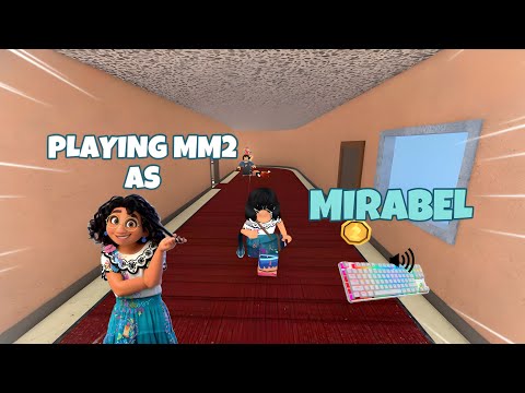 MIRABEL DESTROYS TEAMERS IN MM2 + GAMEPLAY (KEYBOARD ASMR)