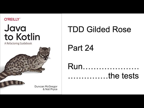 Kotlin TDD - Run.................the tests