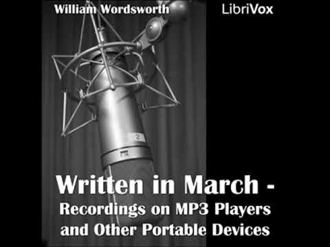 Recordings on MP3 players and other portable devices (Written in March) by William WORDSWORTH