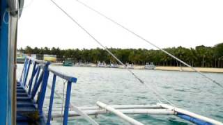 preview picture of video 'Остров Боракай Banca arrival to Boracay'