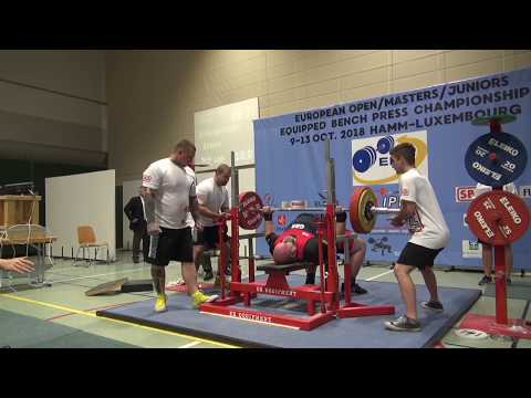 European Equipped Bench Press - Men Masters 1   -105kg .. 120+kg