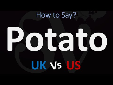 How to Pronounce Potato? (2 WAYS!) British Vs US/American English Pronunciation