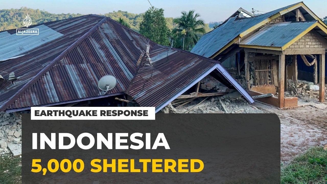 Indonesia earthquake: Thousands displaced as rescue teams reach worst-hit areas