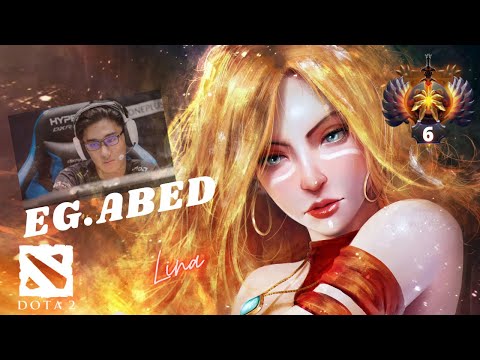 EG.ABED - Lina Mid lane - MMR  Gameplay  - Dota 2 Pros