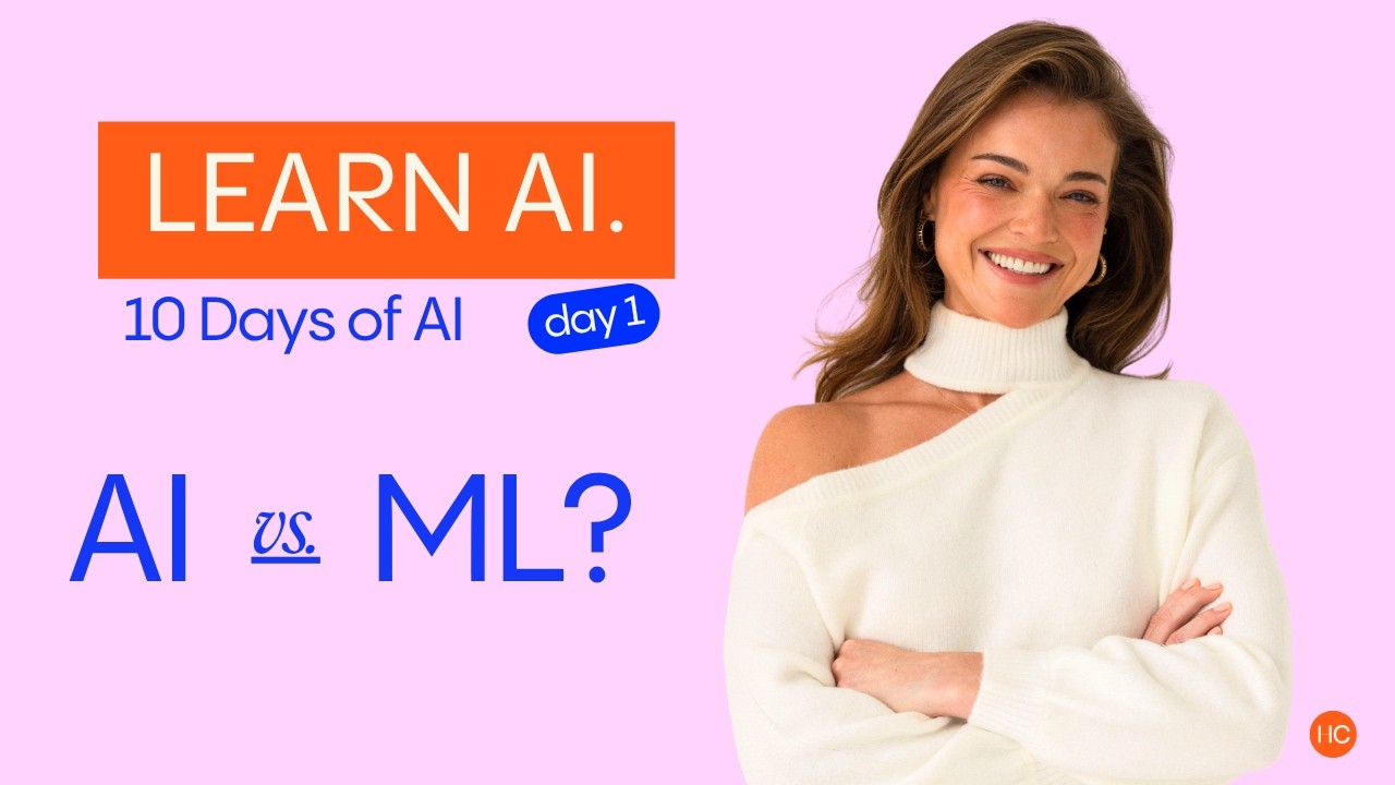 What Is AI vs. Machine Learning? The 3 Types of ML, Explained (AI Basics Day 1 of 10)