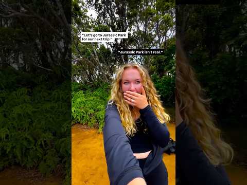 Going to Jurassic Park in real life 🤯🦕 #travel #kauai #hawaii