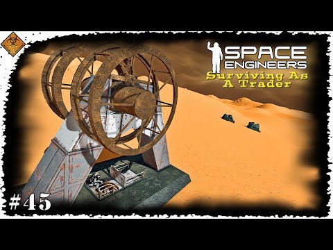 Space Engineers Surviving As A Trader - Exploring A Mine EP45