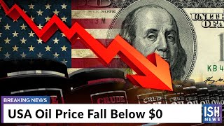 USA Oil Price Fall Below $0