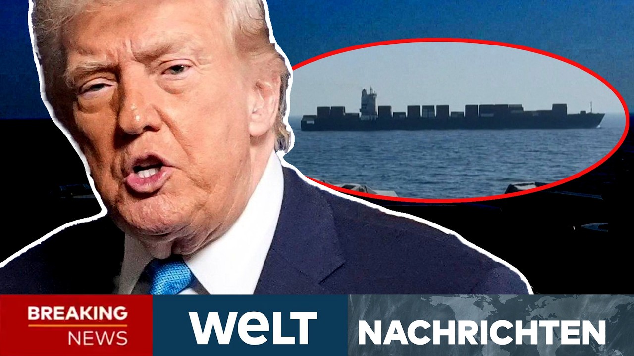 NAHOST-KRIEG: Neue Eskalation droht! Trump entert Mullah-Schiff! Iran kündigt Reaktion an! WELT LIVE