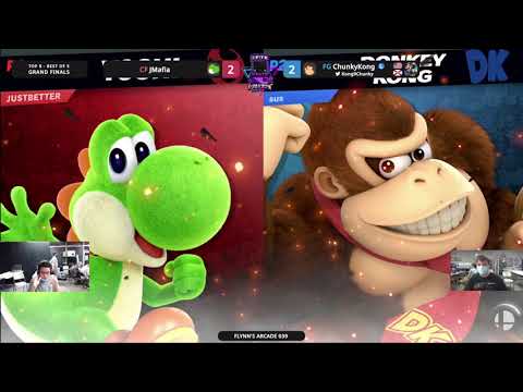 Flynn's Arcade 039 Grand Finals - JMafia (Yoshi) Vs. ChunkyKong (Donkey Kong) SSBU ULTIMATE