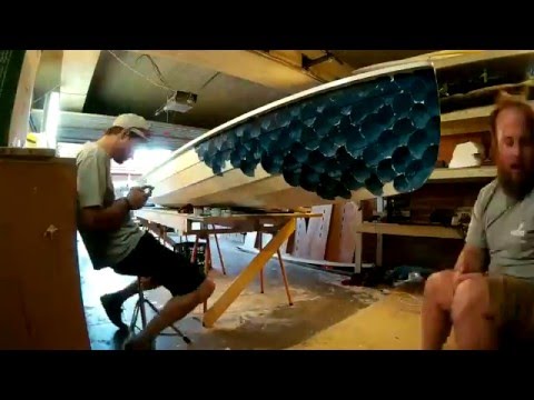 Final touches to my Chester Yawl