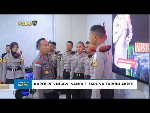 KAPOLRES NGAWI SAMBUT TARUNA TARUNI AKPOL
