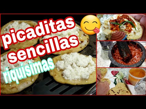 Ricas picaditas sencillas para desayuno o almuerzo fácil y rápidas de hacer 😋